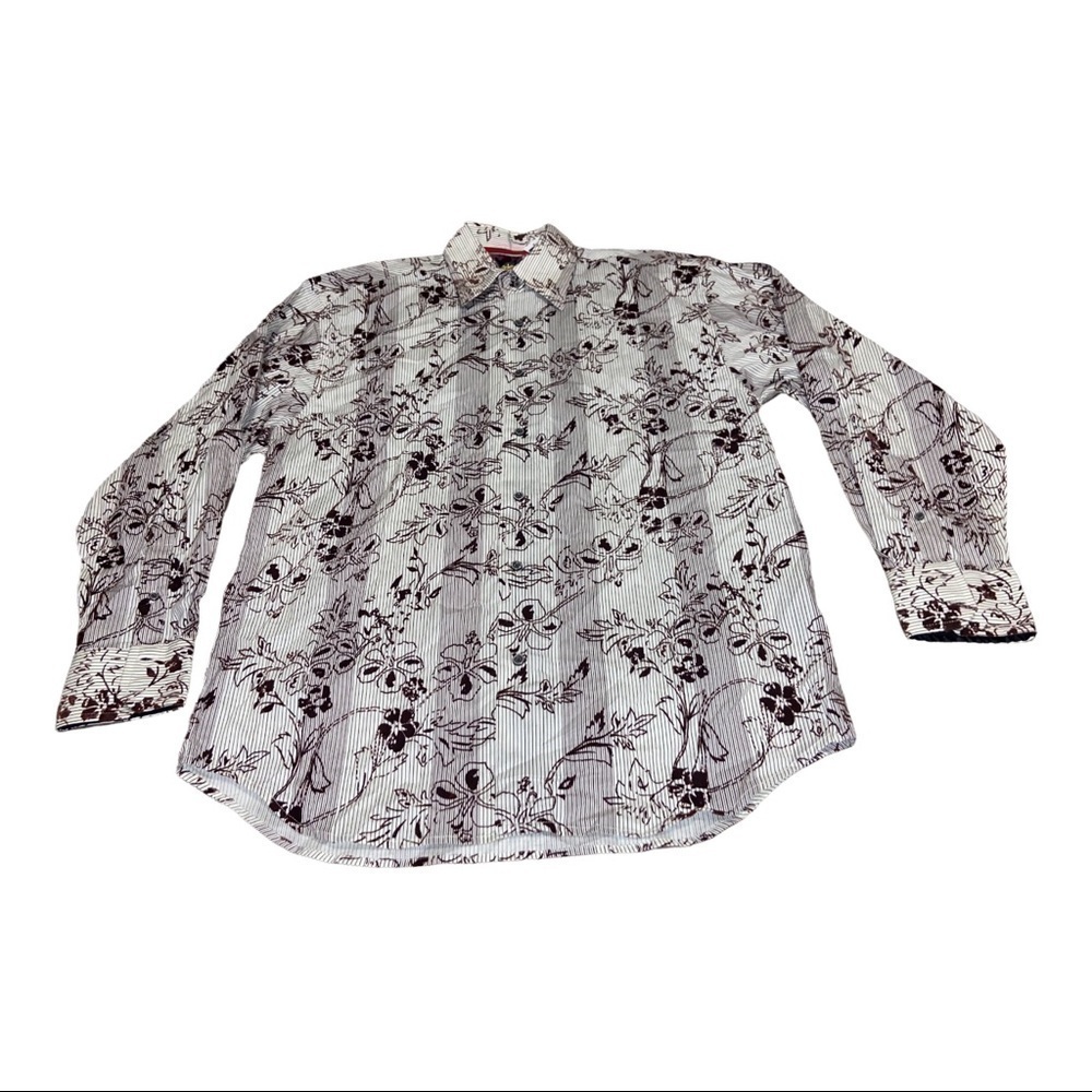 New! Attitude Gold Button Shirt